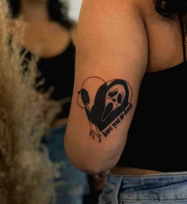 Ghostface tattoo 40