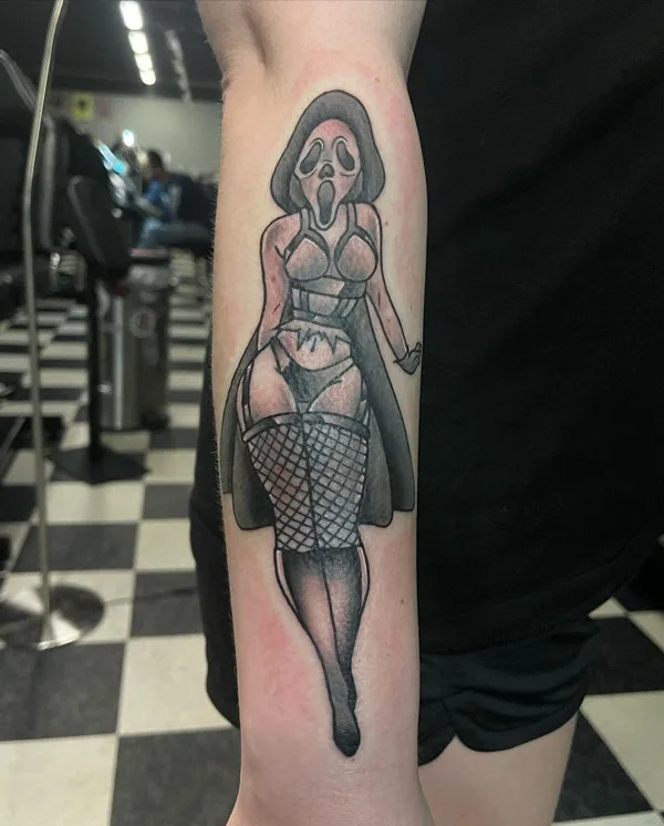 Ghostface tattoo 41
