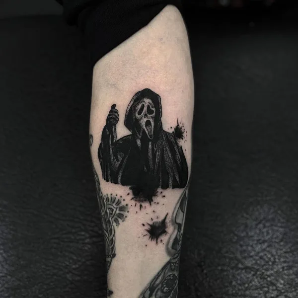 Ghostface tattoo 43