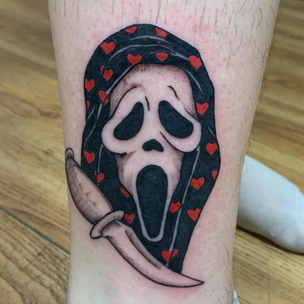Ghostface tattoo 45
