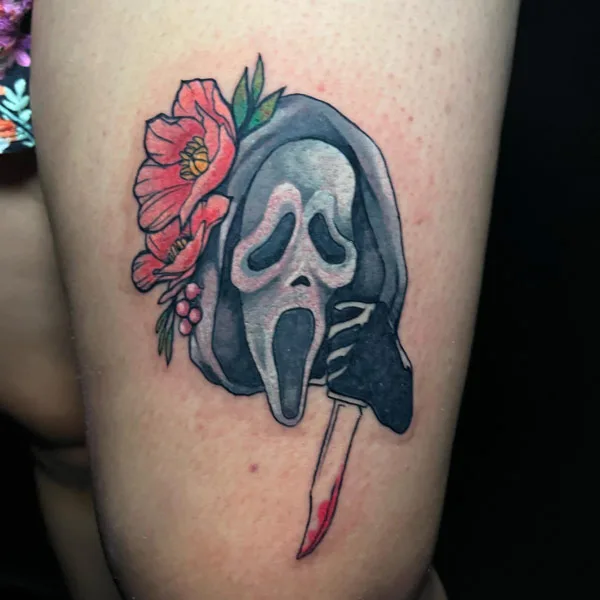 Ghostface tattoo 52