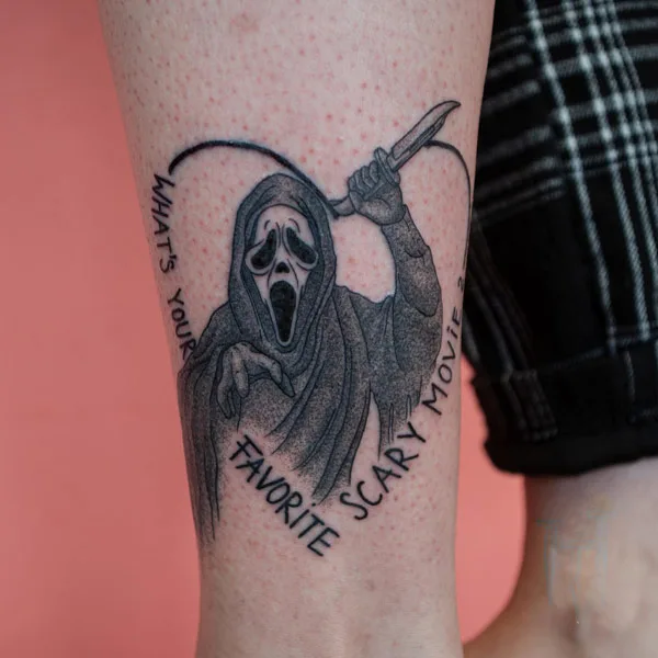 Ghostface tattoo 53