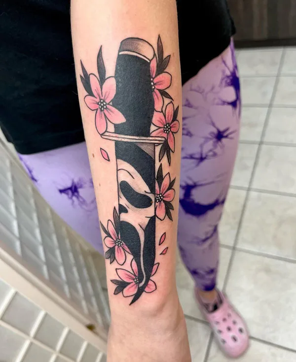 Ghostface tattoo 56