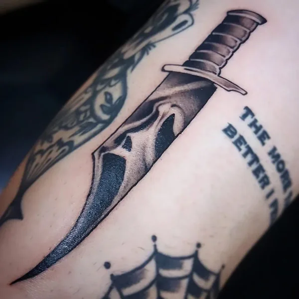 Ghostface tattoo 57