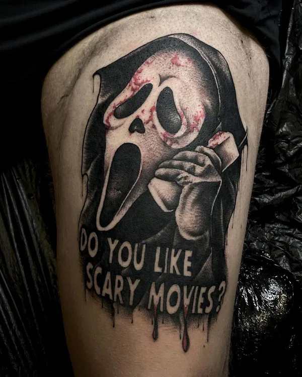 Ghostface tattoo 59