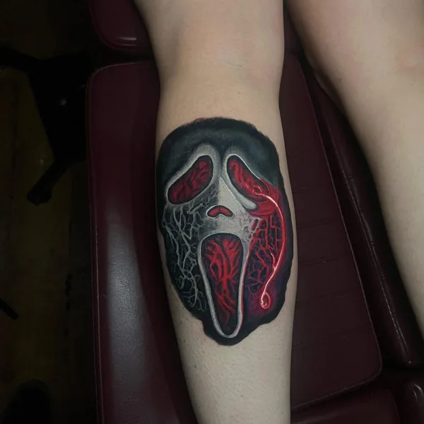 Ghostface tattoo 6