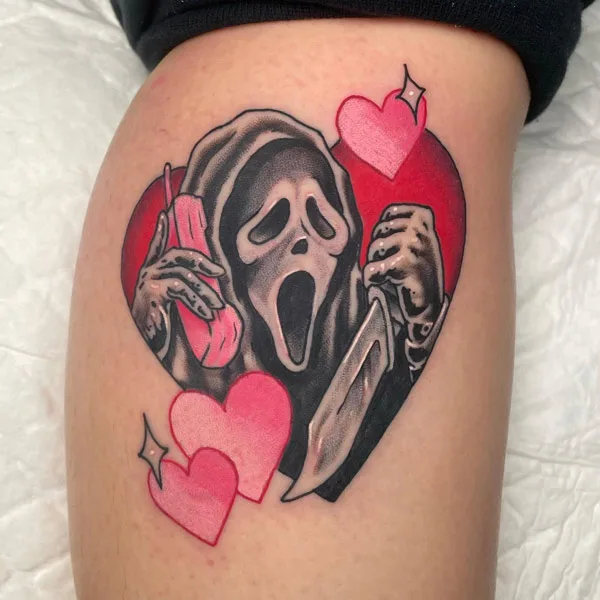 Ghostface tattoo 61