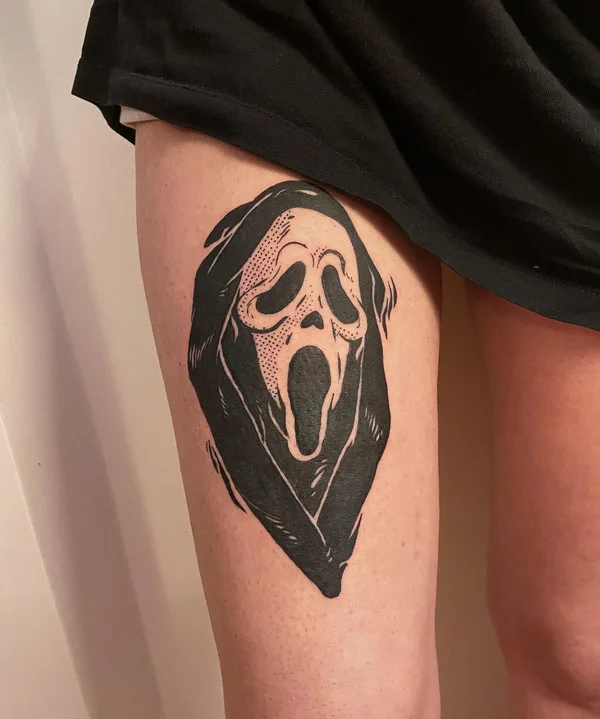 Ghostface tattoo 65