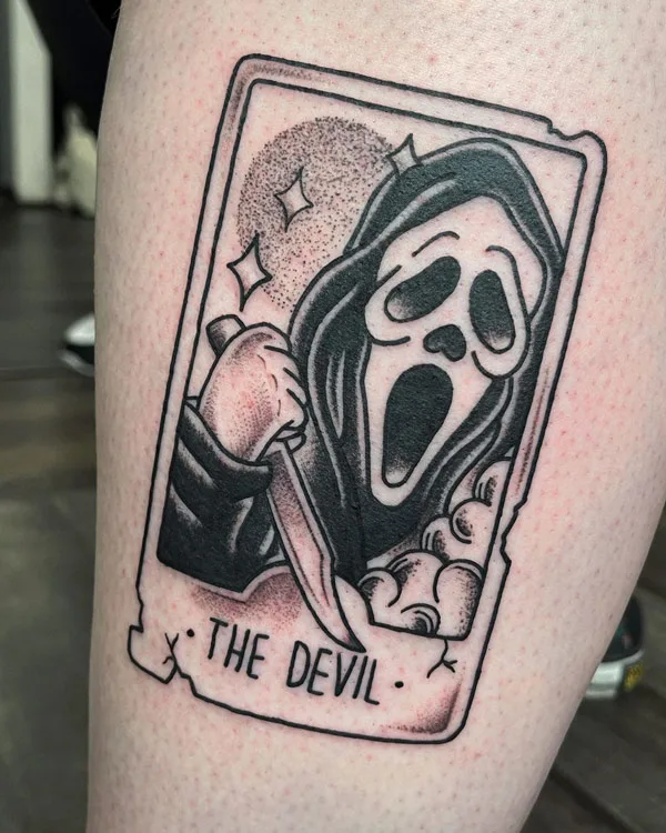 Ghostface tattoo 67