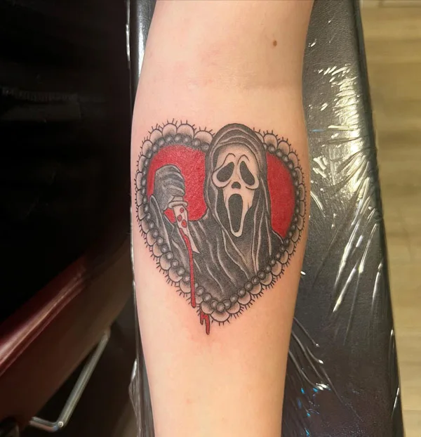 Ghostface tattoo 74