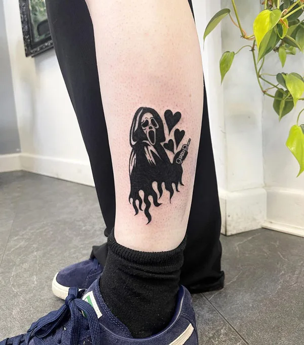 Ghostface tattoo 76
