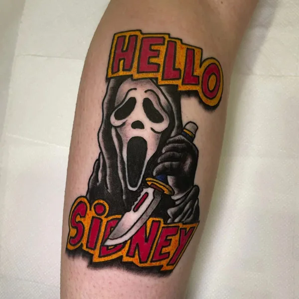 Ghostface tattoo 78