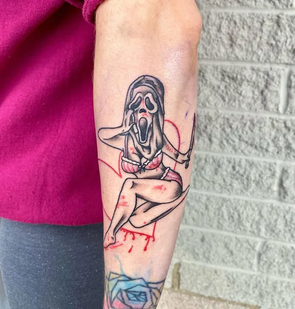 Ghostface tattoo 83