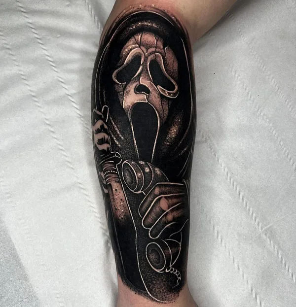 Ghostface tattoo 84