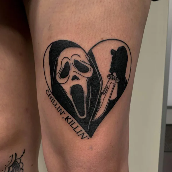 Ghostface tattoo 86