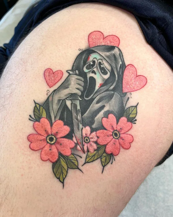 Ghostface tattoo 88