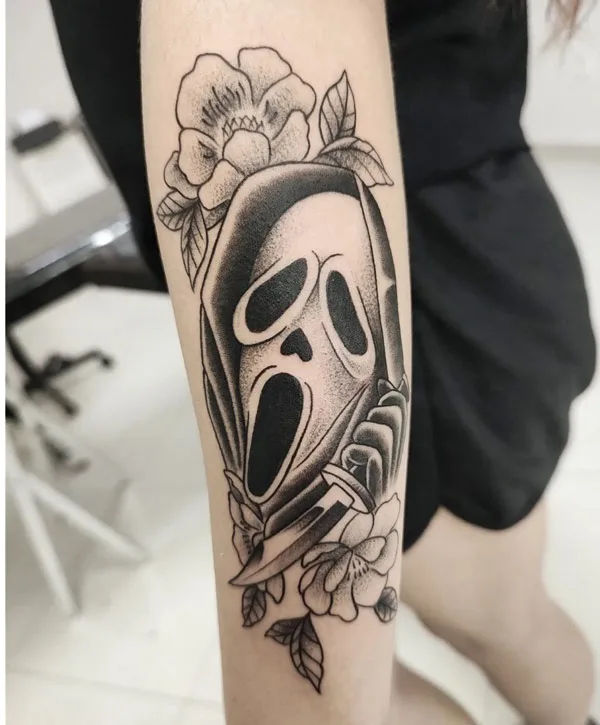 Ghostface tattoo 90