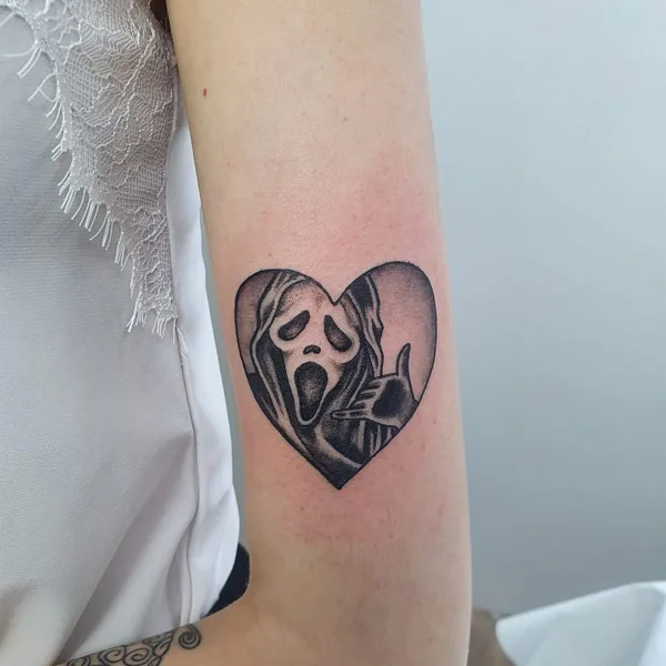 Ghostface tattoo 92
