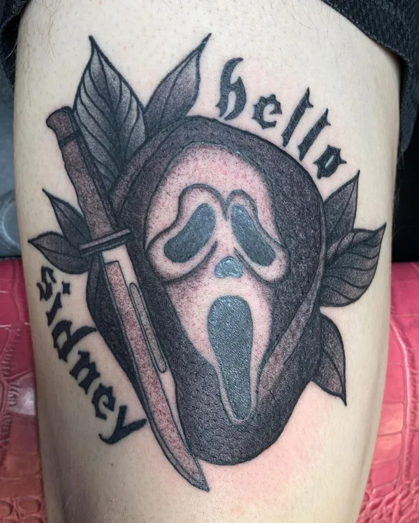 Ghostface tattoo 94