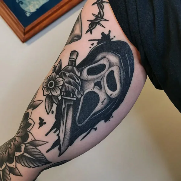 Ghostface tattoo 96
