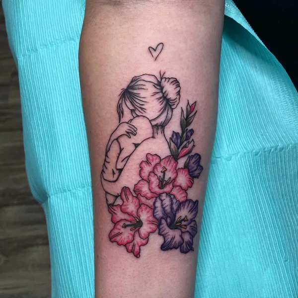 Gladiolus Mom Tattoo