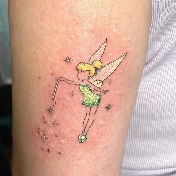 Glittery Fairy Tattoo 1