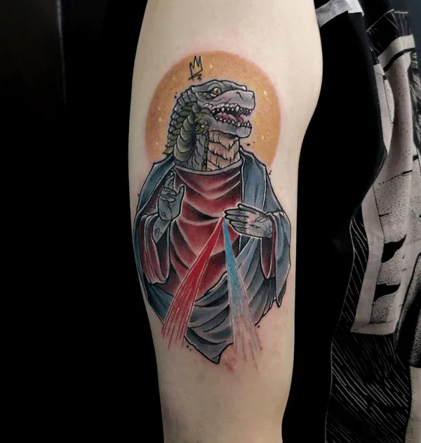 Godzilla tattoo 12