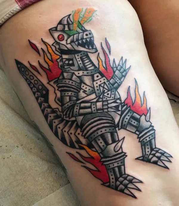 Godzilla tattoo 17