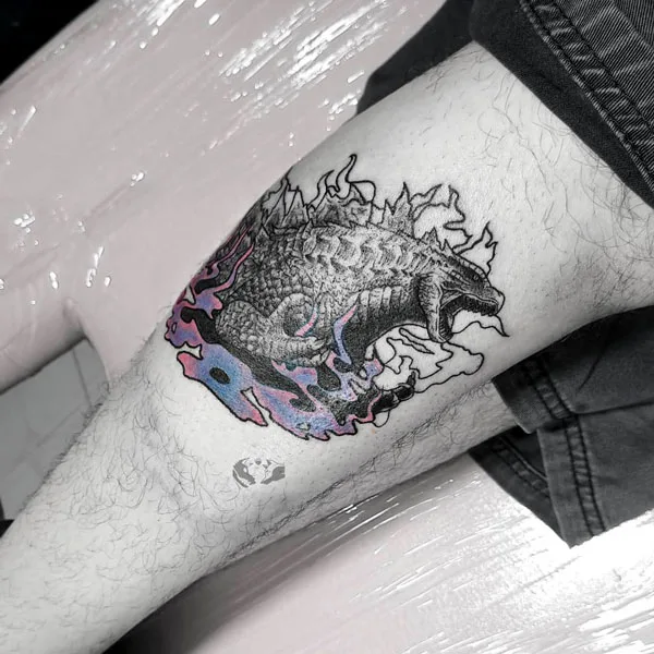 Godzilla tattoo 22