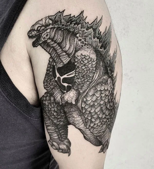 Godzilla tattoo 23