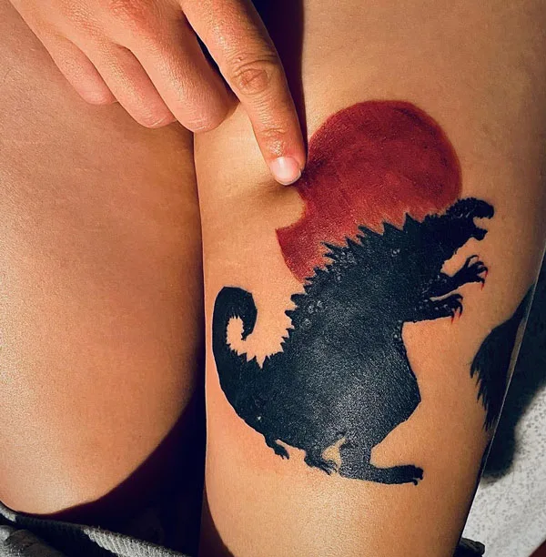 Godzilla tattoo 30
