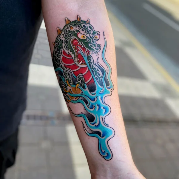 Godzilla tattoo 32