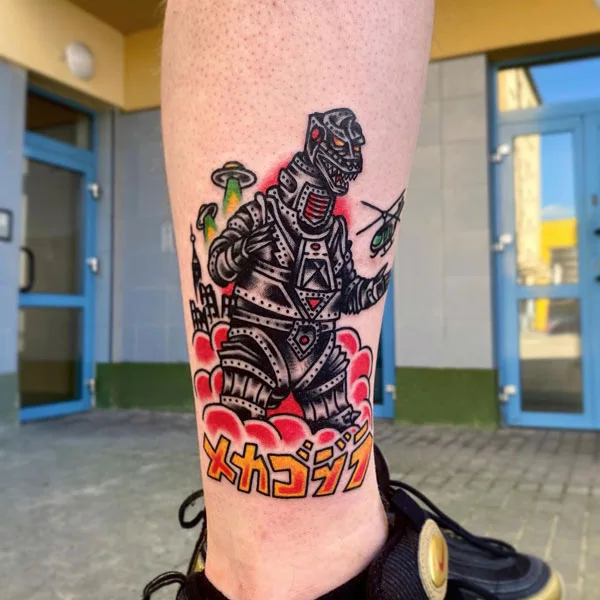 Godzilla tattoo 33