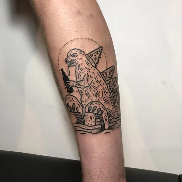 Godzilla tattoo 39