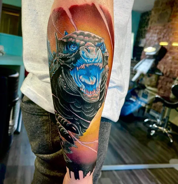 Godzilla tattoo 43