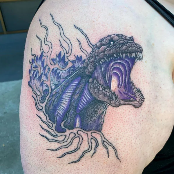 Godzilla tattoo 48