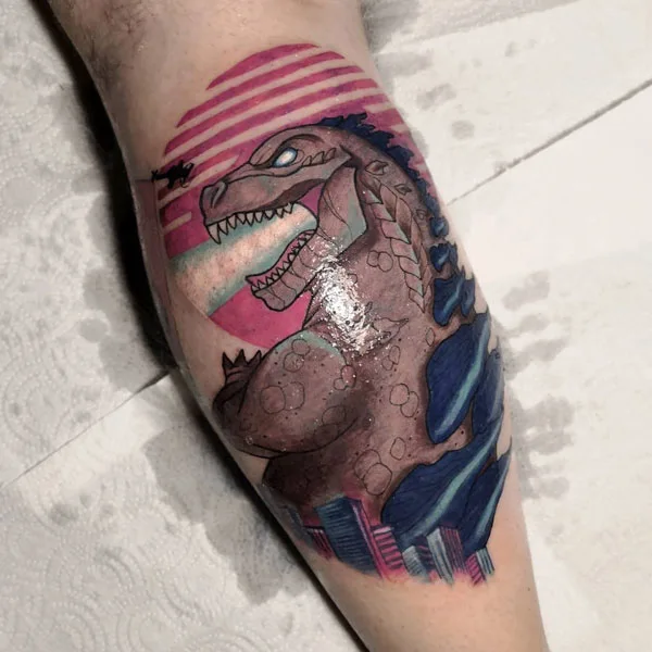 Godzilla tattoo 49