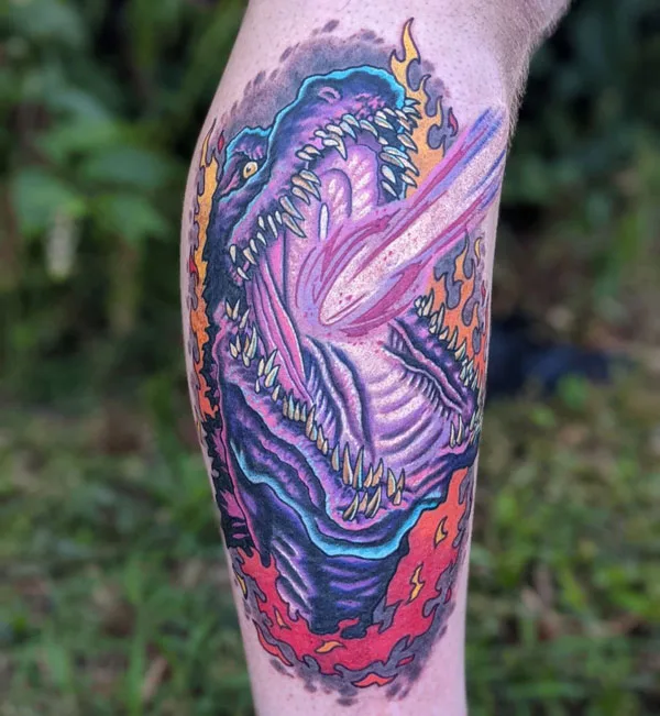 Godzilla tattoo 60