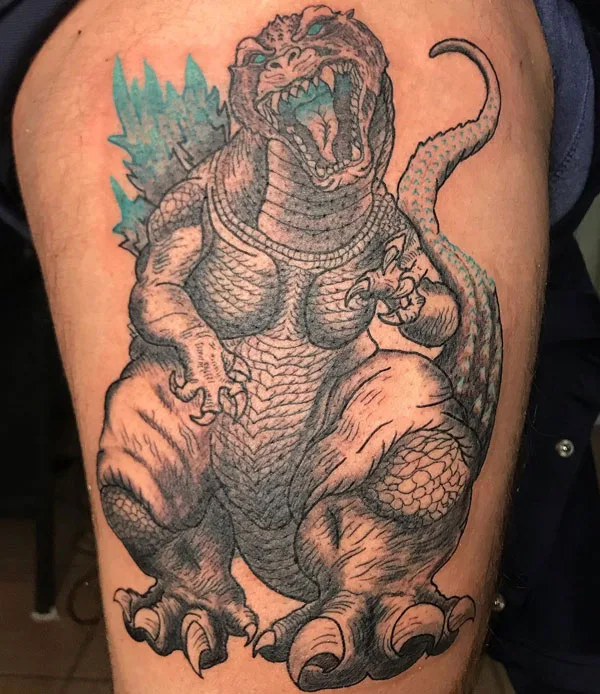 Godzilla tattoo 66