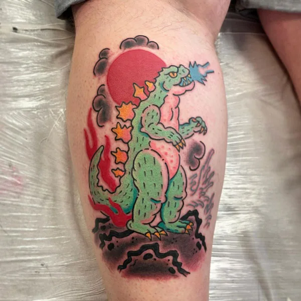 Godzilla tattoo 67