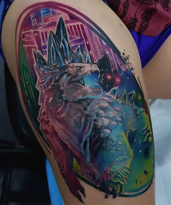 Godzilla tattoo 71