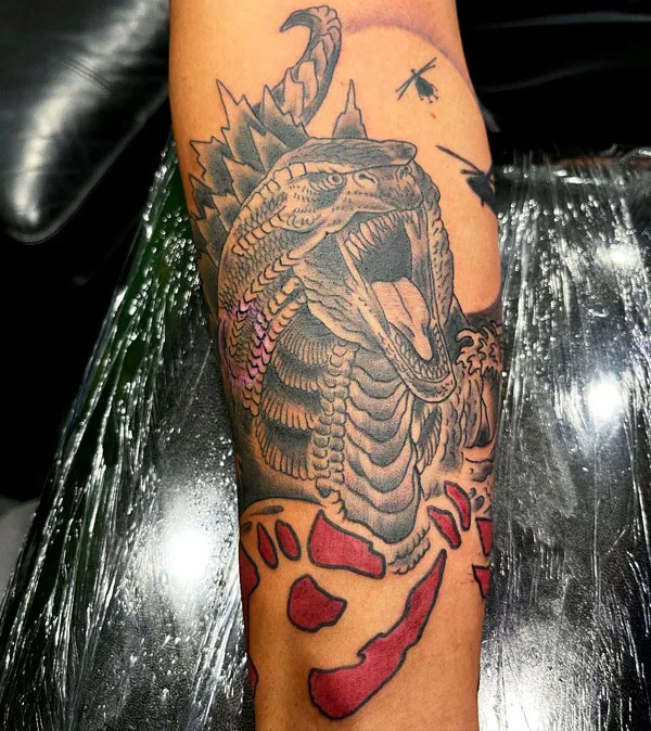 Godzilla tattoo 81