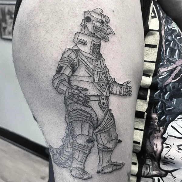 Godzilla tattoo 85
