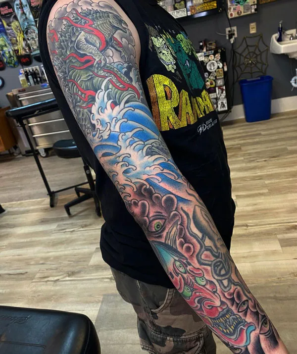 Godzilla tattoo 94