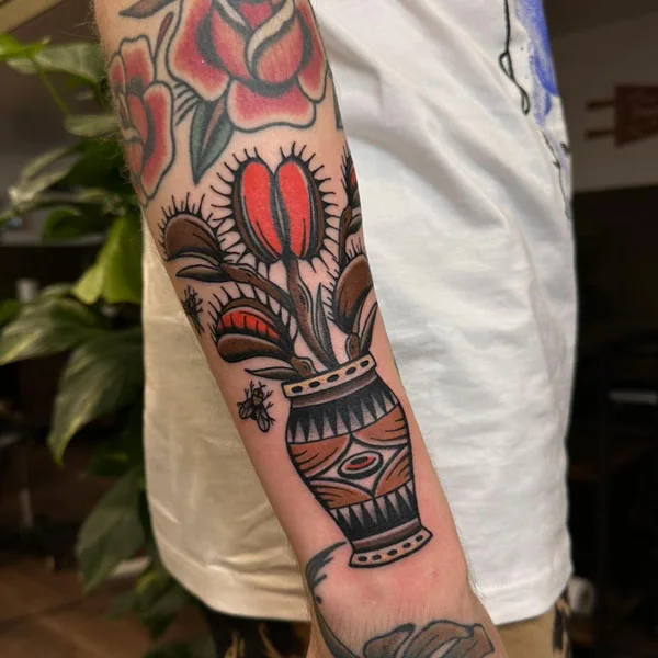 Gold Leaf Tattoo 1