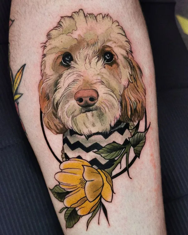 Gold Leaf Tattoo 2