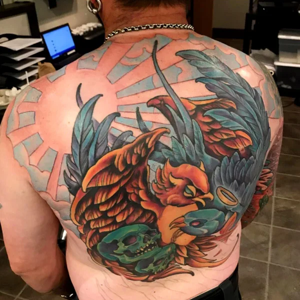 Good vs Evil tattoo 1
