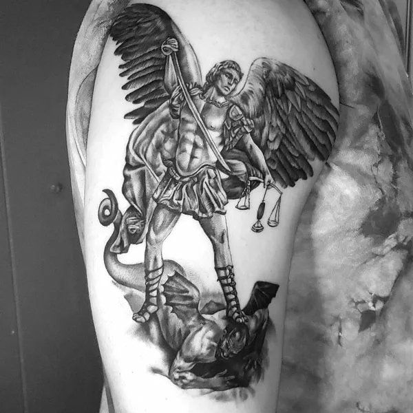 Good vs Evil tattoo 18