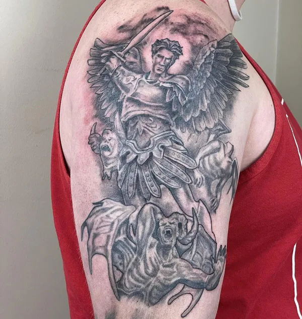 Good vs Evil tattoo 2