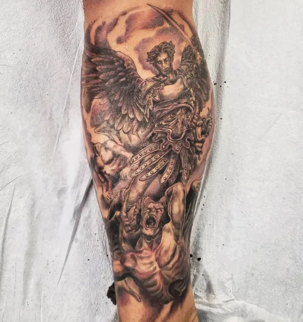 Good vs Evil tattoo 27